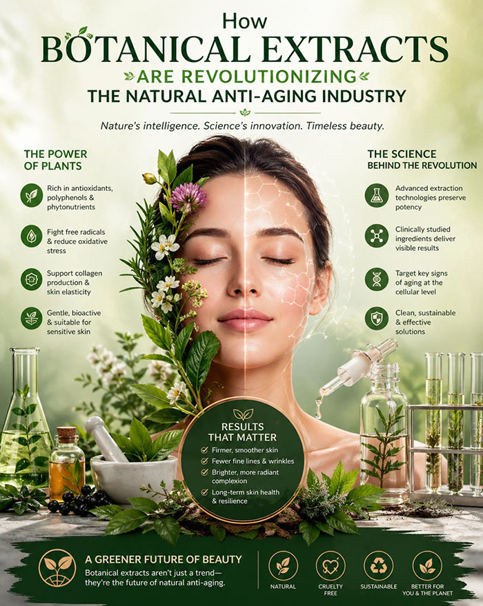 Extracts Are Revolutionizing the Natural Anti-Aging Industry