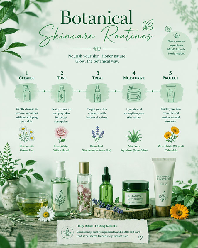 Botanical Skincare Routines