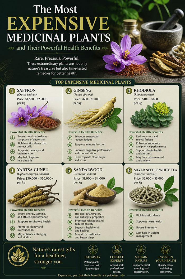 The Most Expensive Medicinal Plants